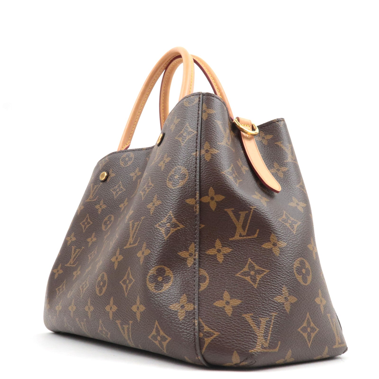 Louis Vuitton Monogram Montaigne MM 2Way Handbag M41056 CA2188 *Strap, Key Lock, Clochette