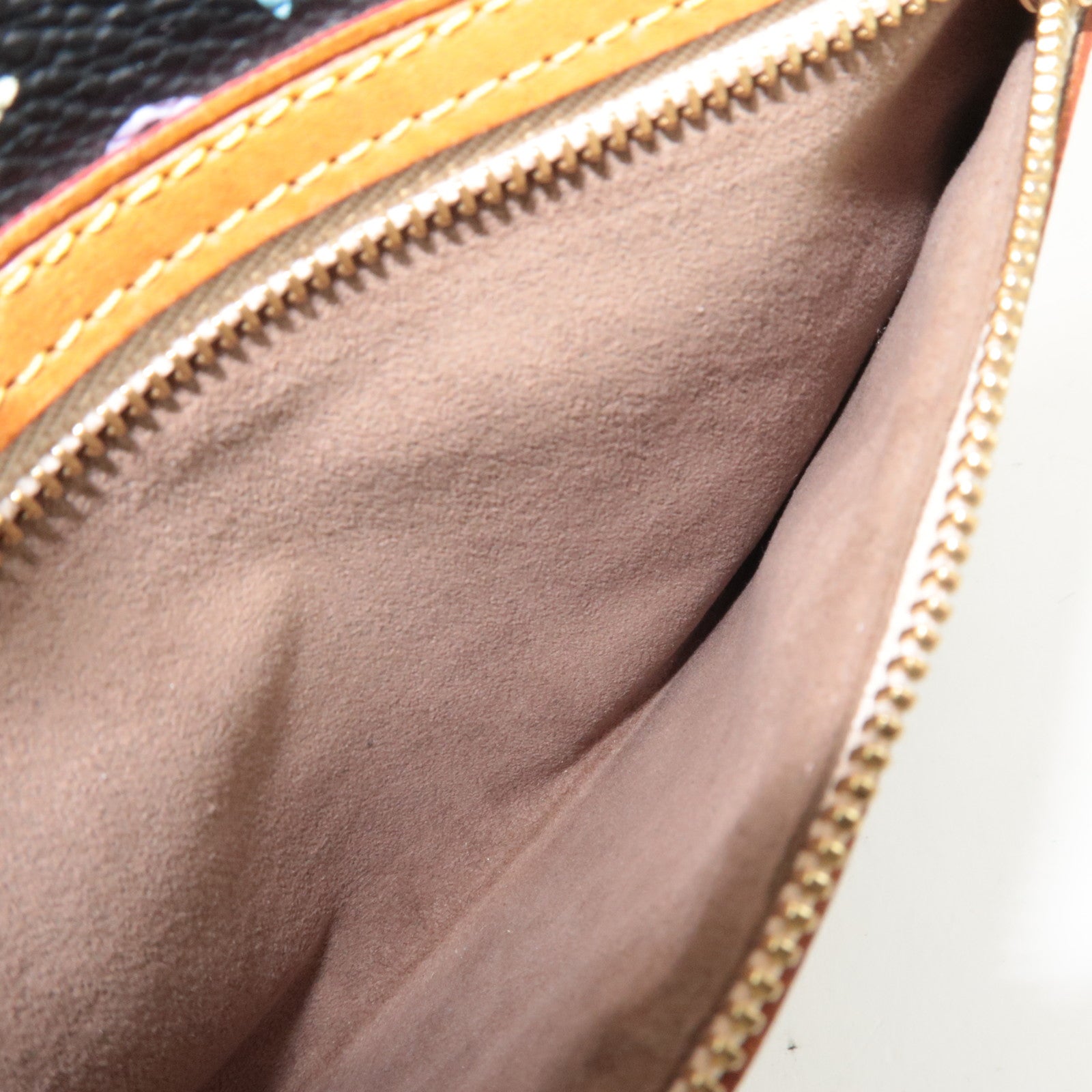 Louis Vuitton Monogram Multicolor Pochette GM Pouch Noir M60030 MI0066