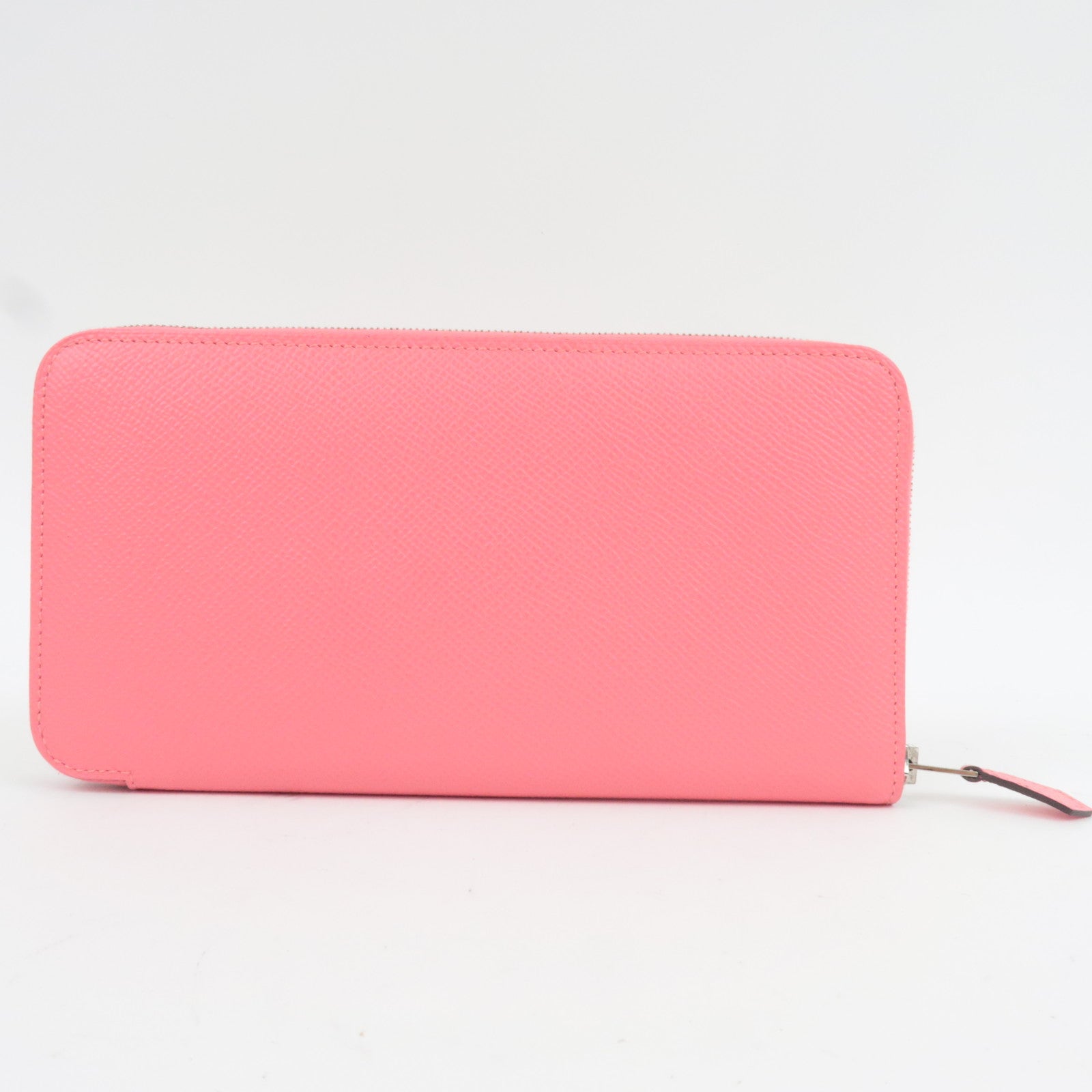 HERMES Azap Long Wallet Y Stamp (2020) Veau Epsom Pink Silver HDW
