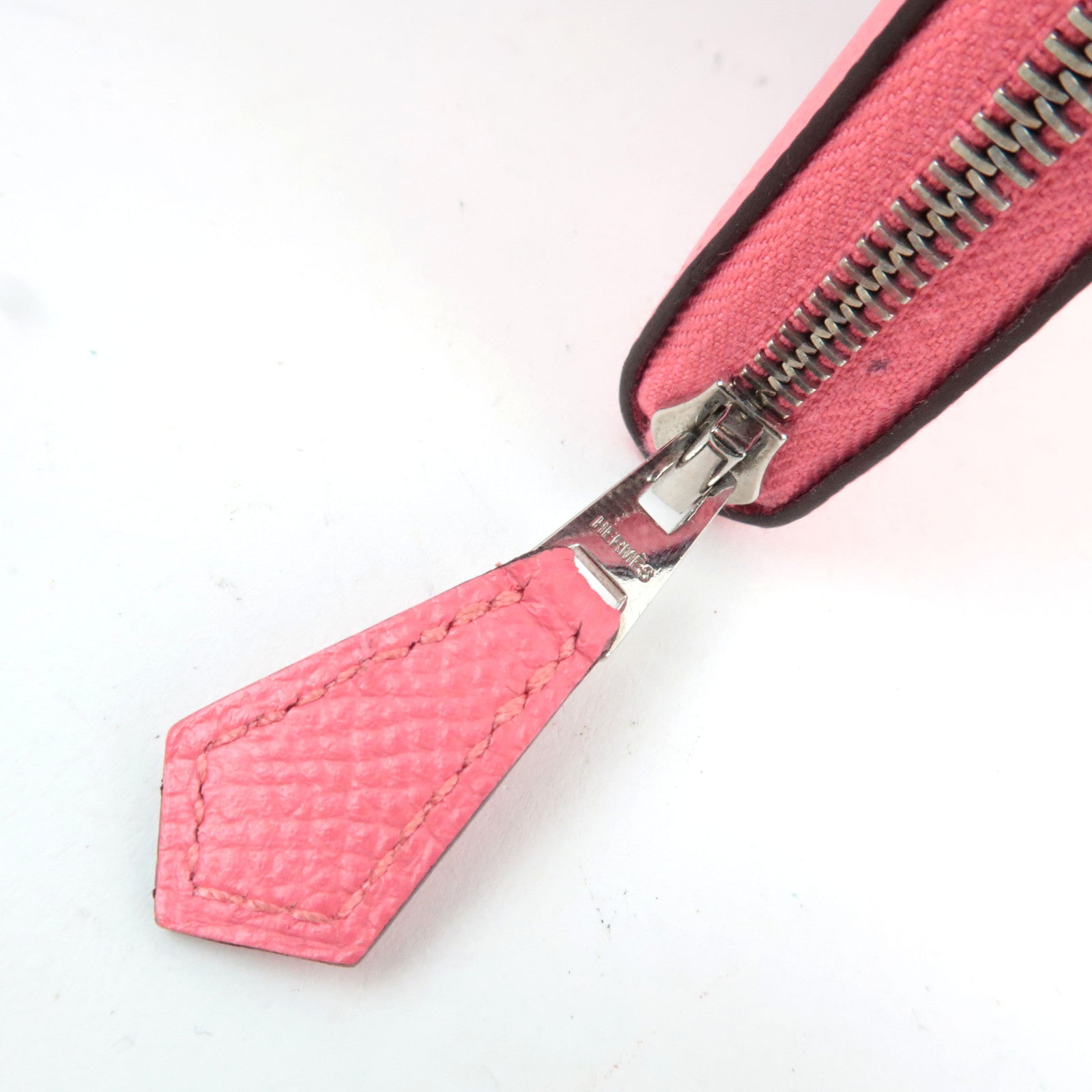 HERMES Azap Long Wallet Y Stamp (2020) Veau Epsom Pink Silver HDW