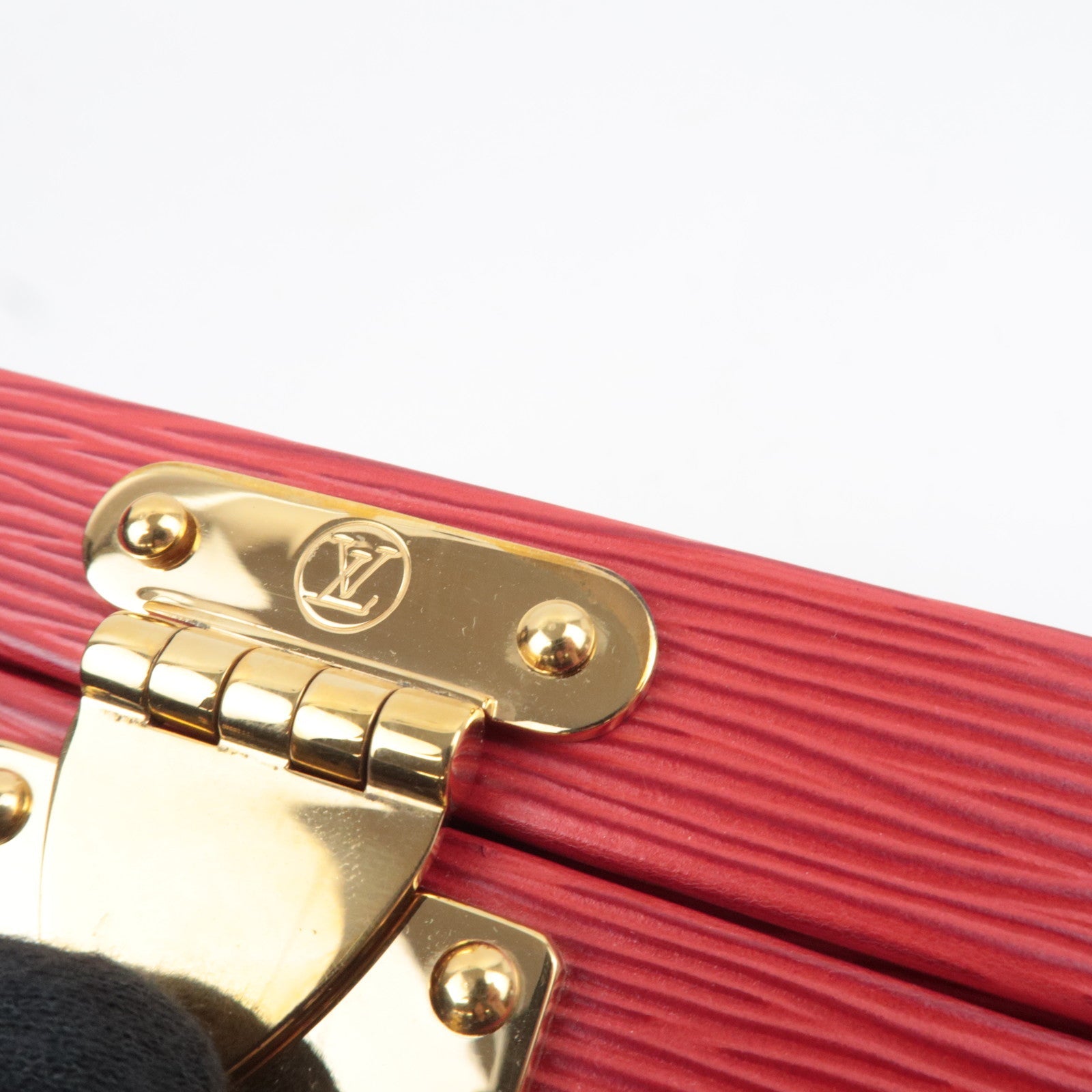 Louis Vuitton Epi Jewelry Box Castilian Red A11914 *2 Keys, Clochette,