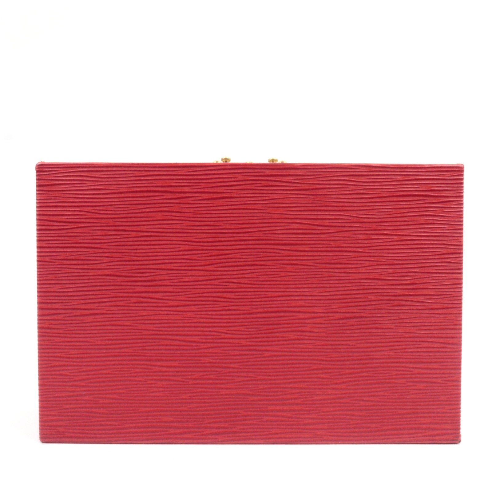 Louis Vuitton Epi Jewelry Box Castilian Red A11914 *2 Keys, Clochette,