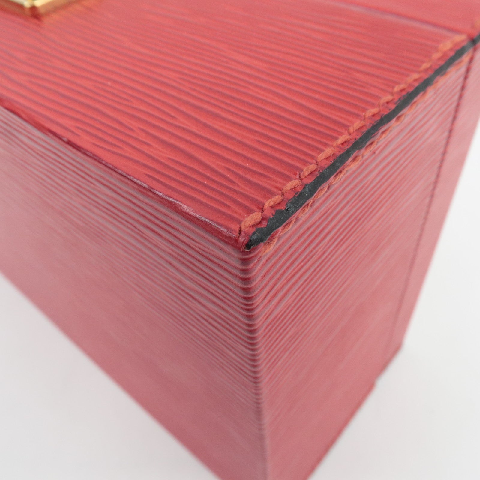 Louis Vuitton Epi Jewelry Box Castilian Red A11914 *2 Keys, Clochette,