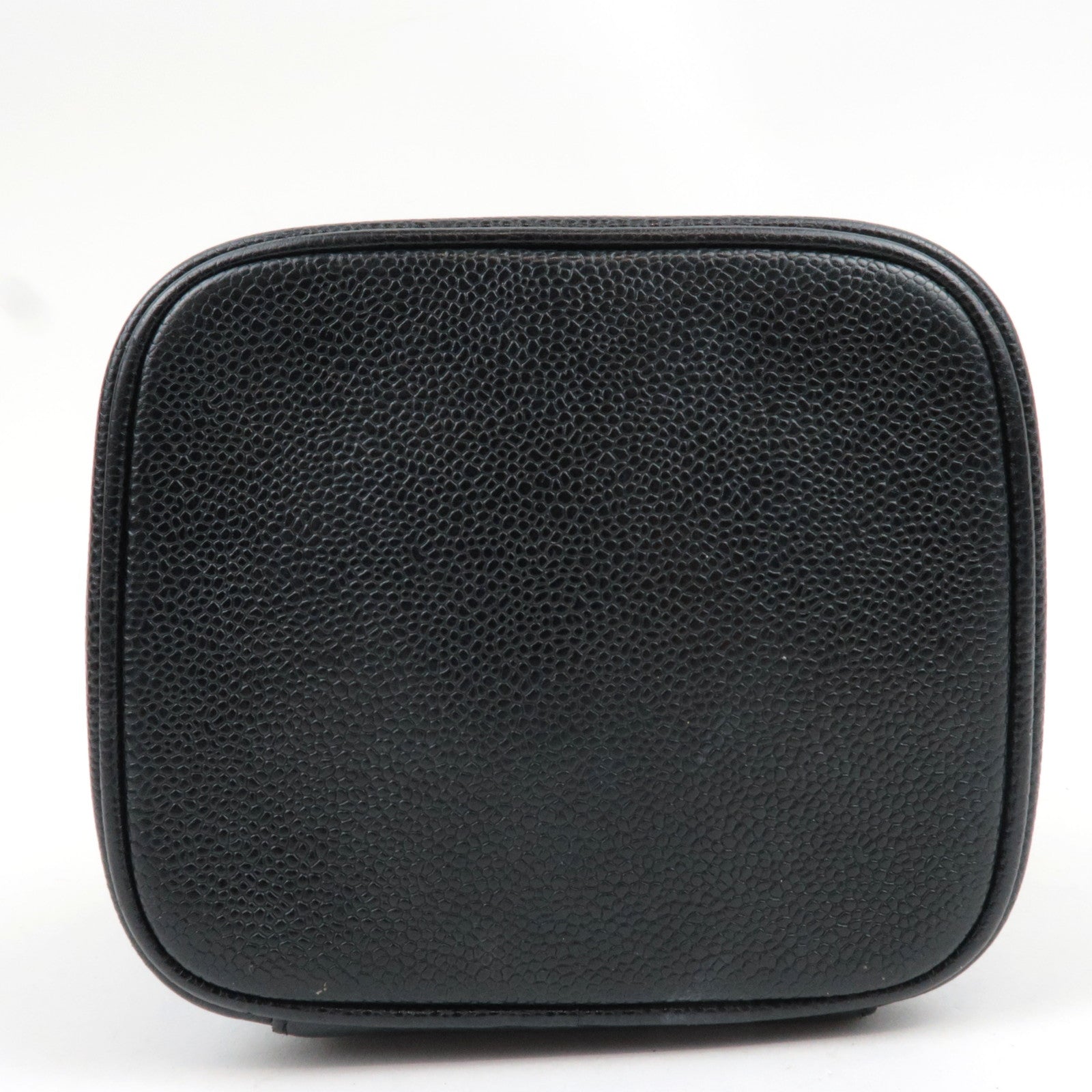 CHANEL Coco Mark Vanity Bag Caviarskin Black Gold HDW A01998 5997207