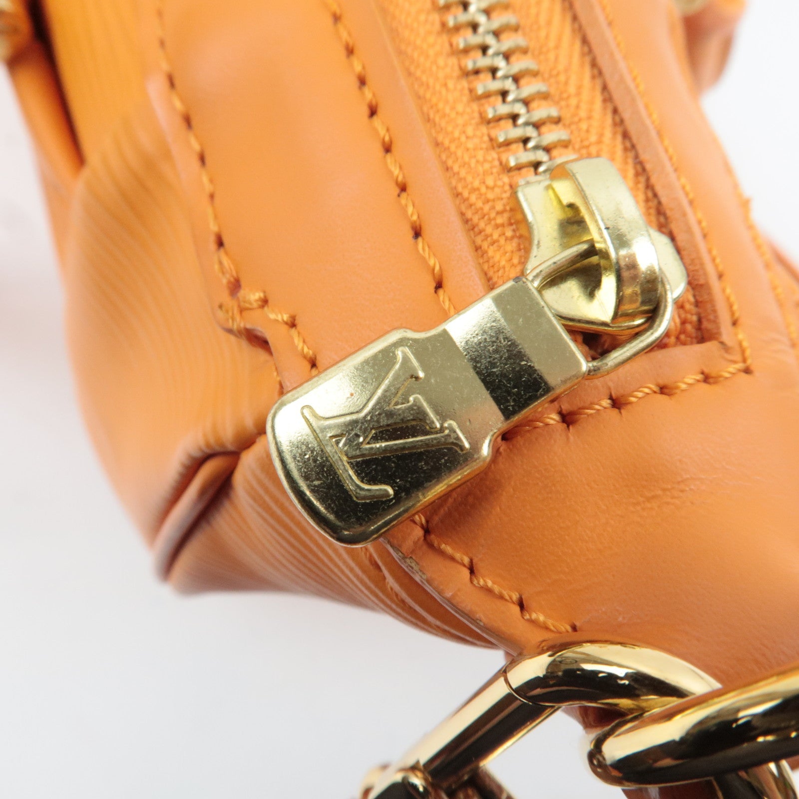 Louis Vuitton Epi Danura PM Handbag 2way Bag Mandarin M5891H AR0073 *Strap