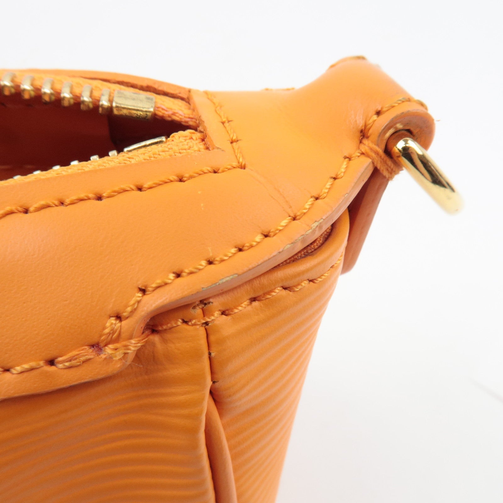 Louis Vuitton Epi Danura PM Handbag 2way Bag Mandarin M5891H AR0073 *Strap