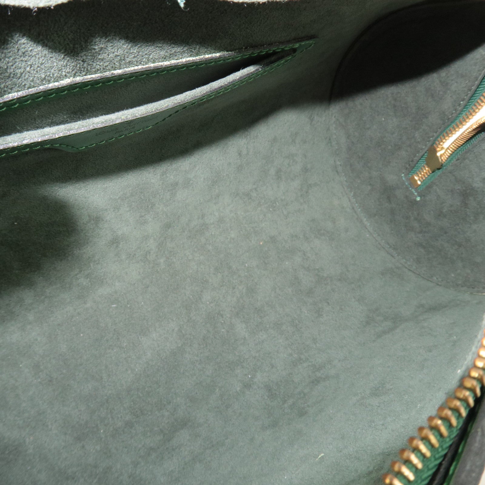 Louis Vuitton Epi Soufflot Shoulder Bag Borneo Green M52224 MI1916 *Pouch