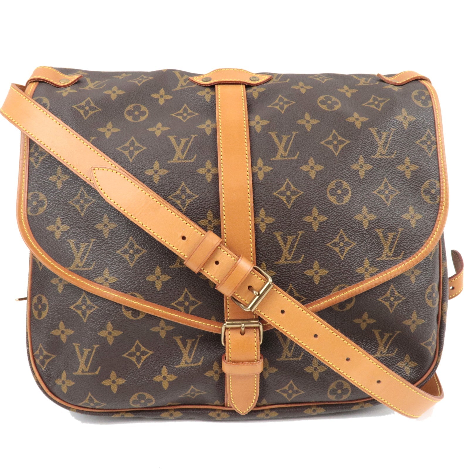 Louis Vuitton Monogram Saumur 35 Shoulder Bag M42254 MB093781363