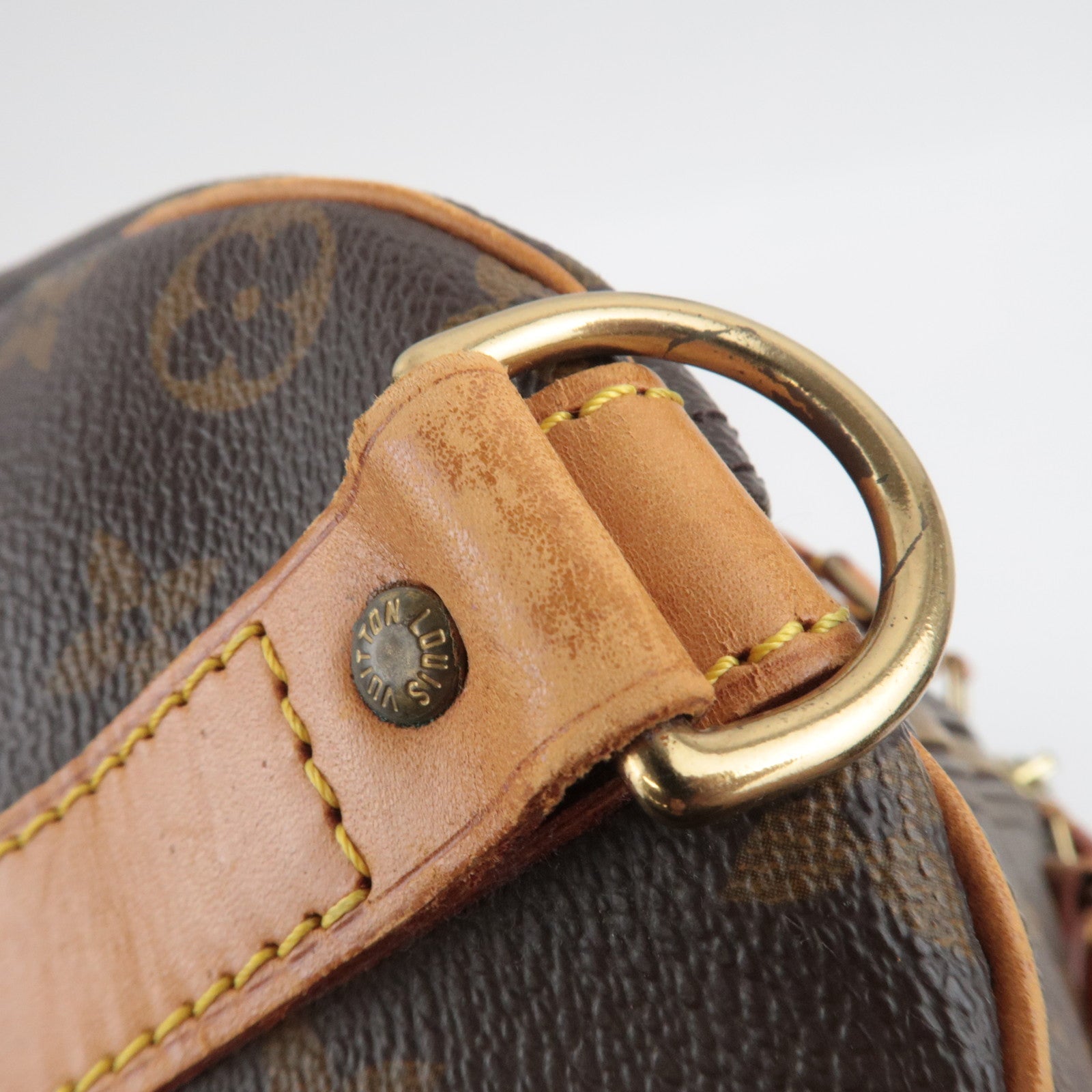 Louis Vuitton Monogram Keepall Bandouliere 50 Travel Bag M41416 VI0935 *Name tag, Poignet