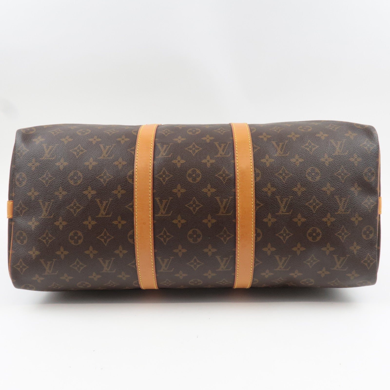 Louis Vuitton Monogram Keepall Bandouliere 50 Travel Bag M41416 VI0935 *Name tag, Poignet