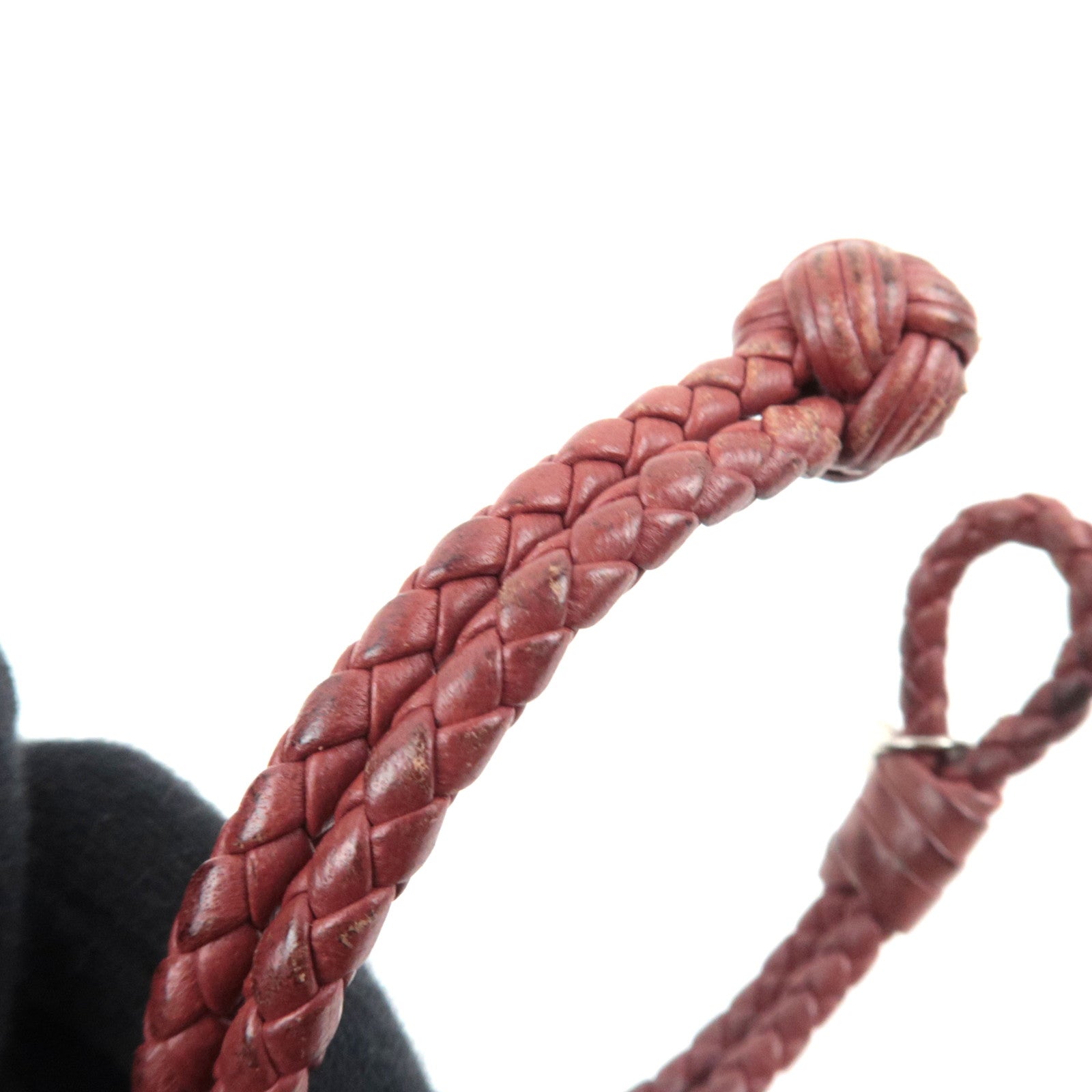 BOTTEGA VENETA Intrecciato Bracelet Leather Brown