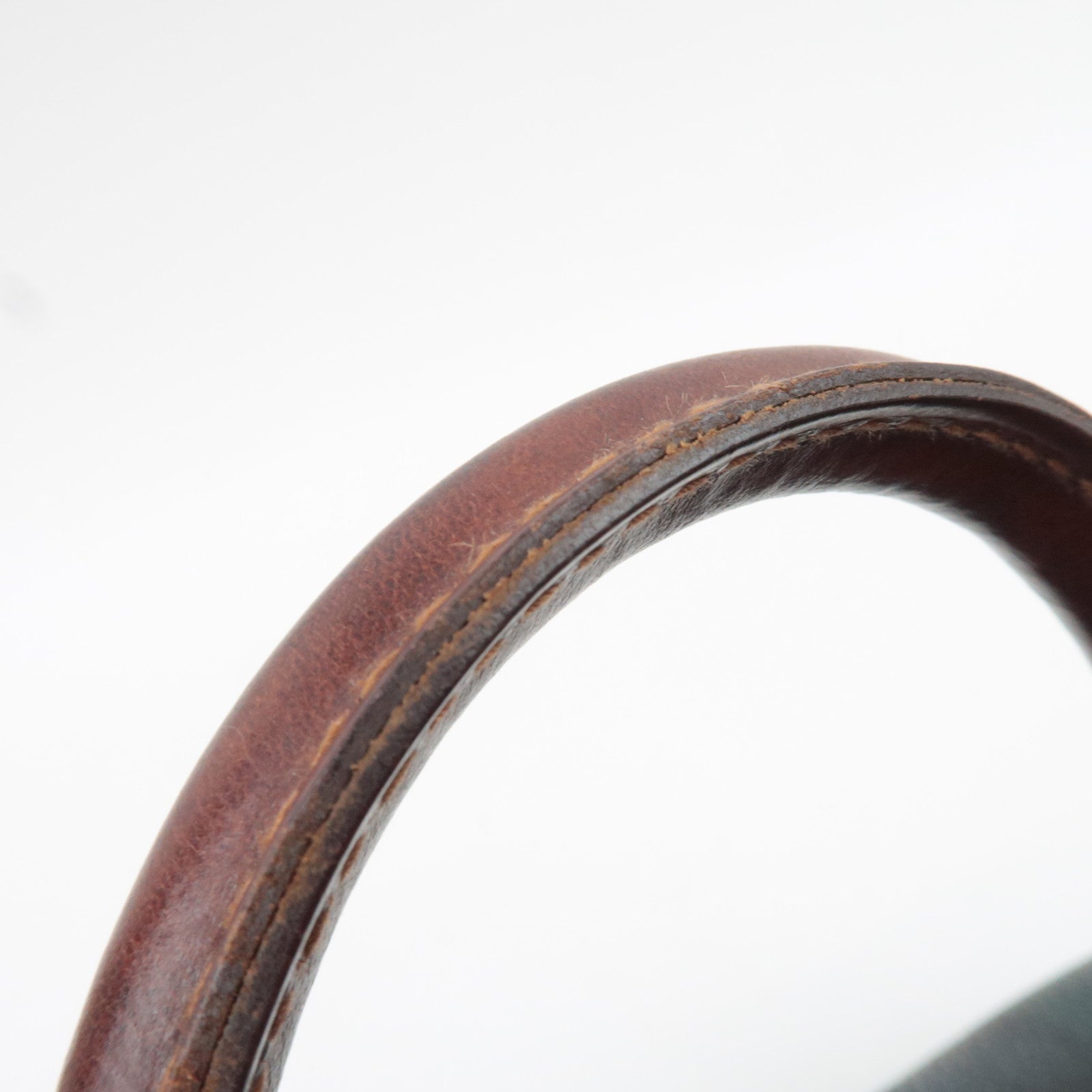 Polo Ralph Lauren Plaid Boston Bag PVC Leather Navy Green *Name tag, Brush