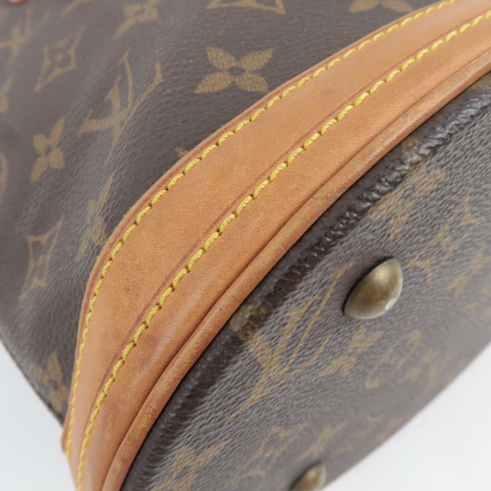 Louis Vuitton Monogram Bucket PM Shoulder Bag M42238 FL1003 *Pouch