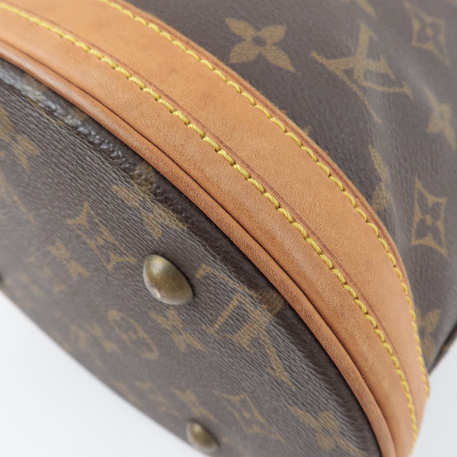 Louis Vuitton Monogram Bucket PM Shoulder Bag M42238 FL1003 *Pouch