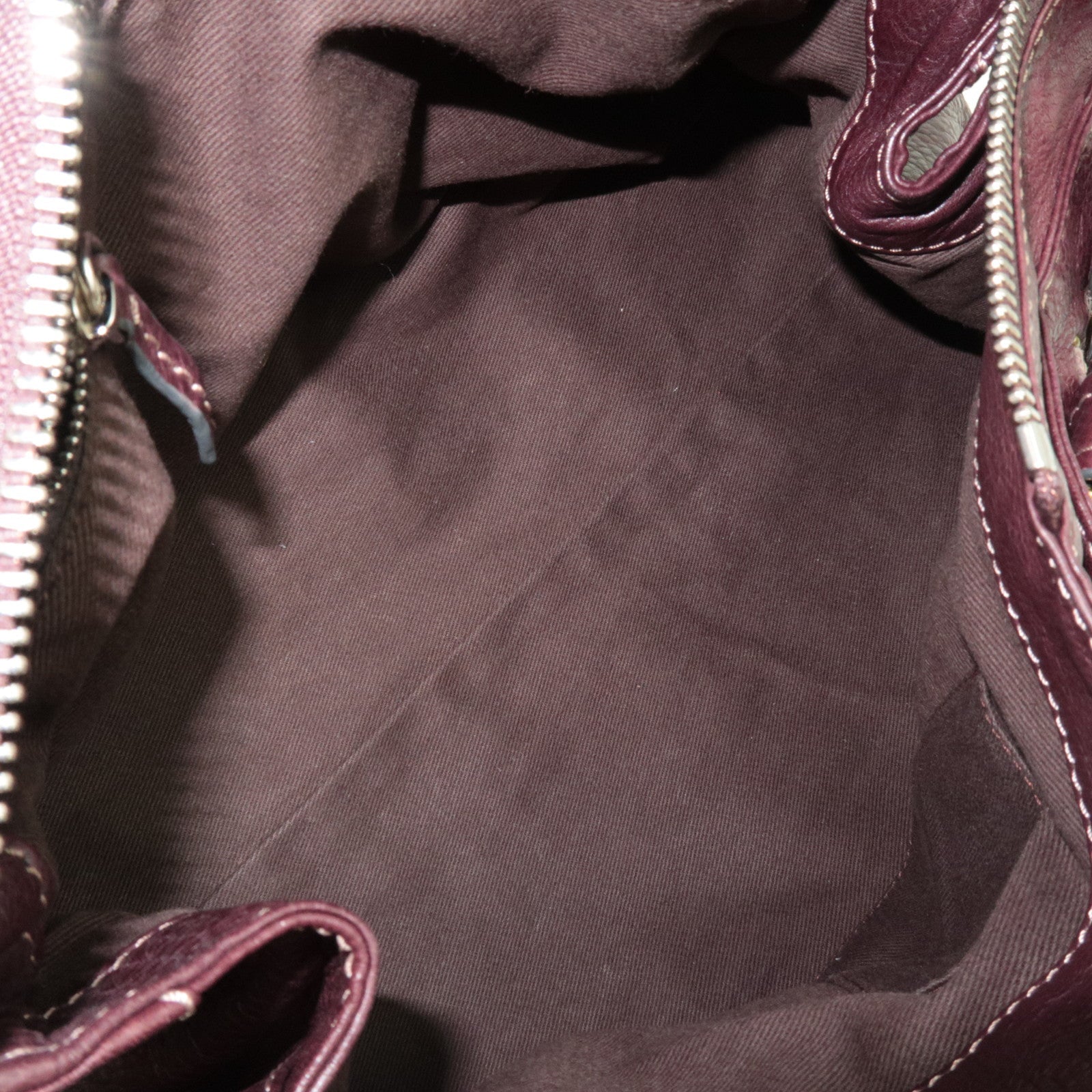 Chloe Paddington Handbag Leather Maroon *Key Lock, G card