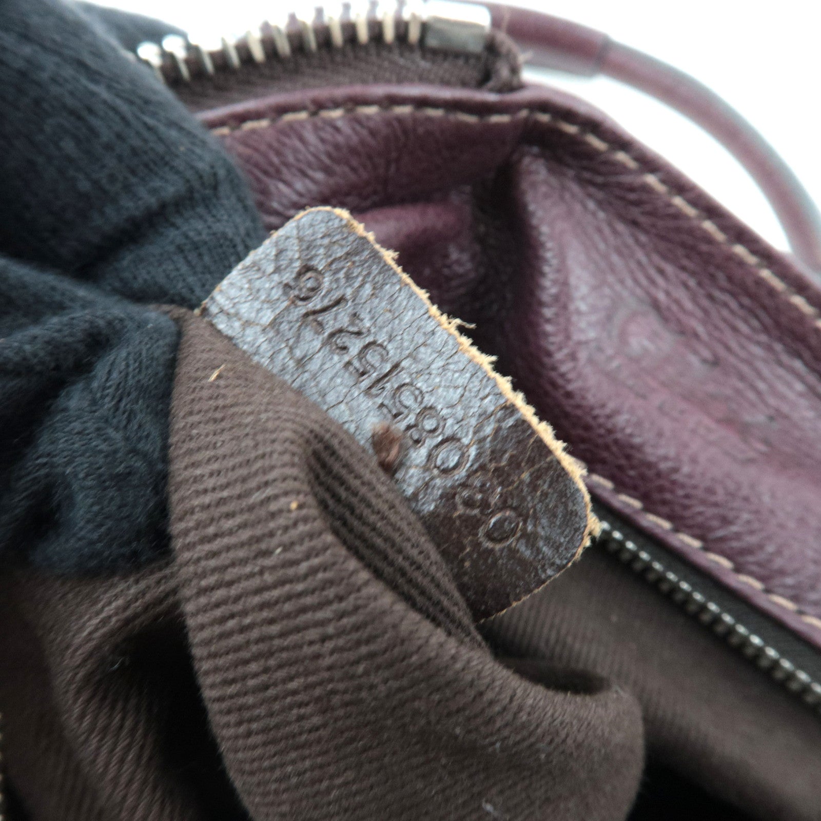 Chloe Paddington Handbag Leather Maroon *Key Lock, G card