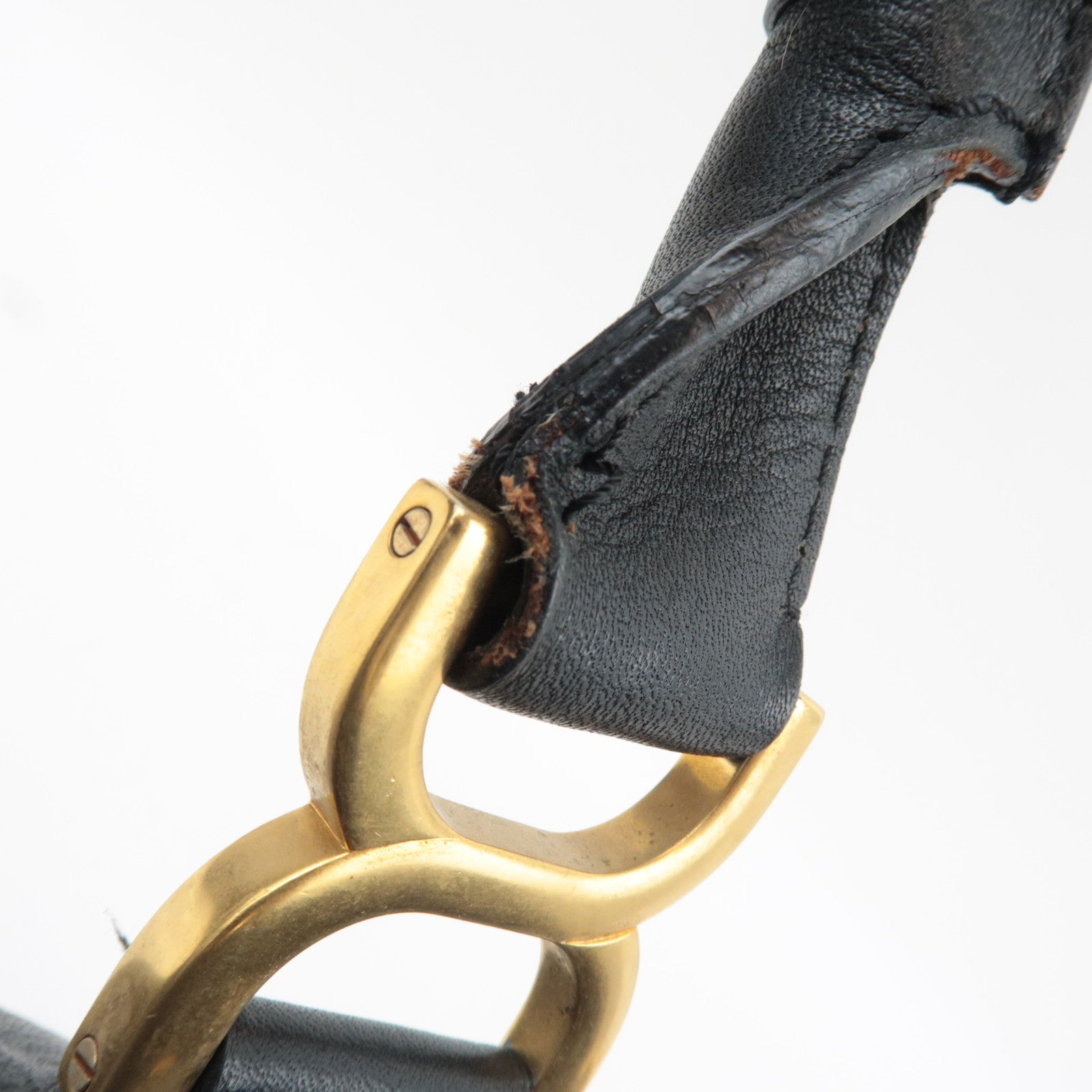 Chloe Marcie 2Way Shoulder Bag Leather Black *Strap