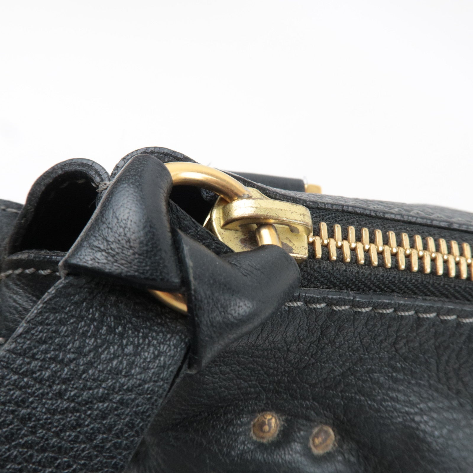 Chloe Marcie 2Way Shoulder Bag Leather Black *Strap