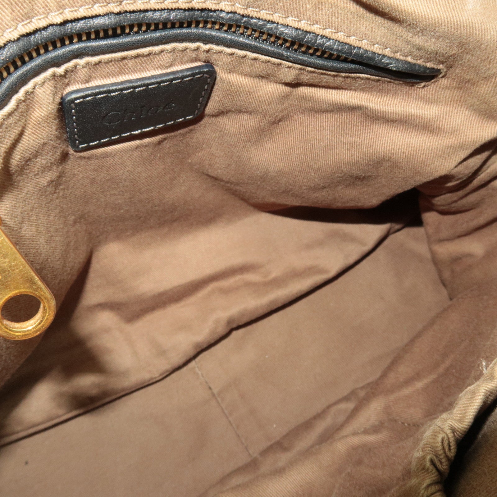 Chloe Marcie 2Way Shoulder Bag Leather Black *Strap