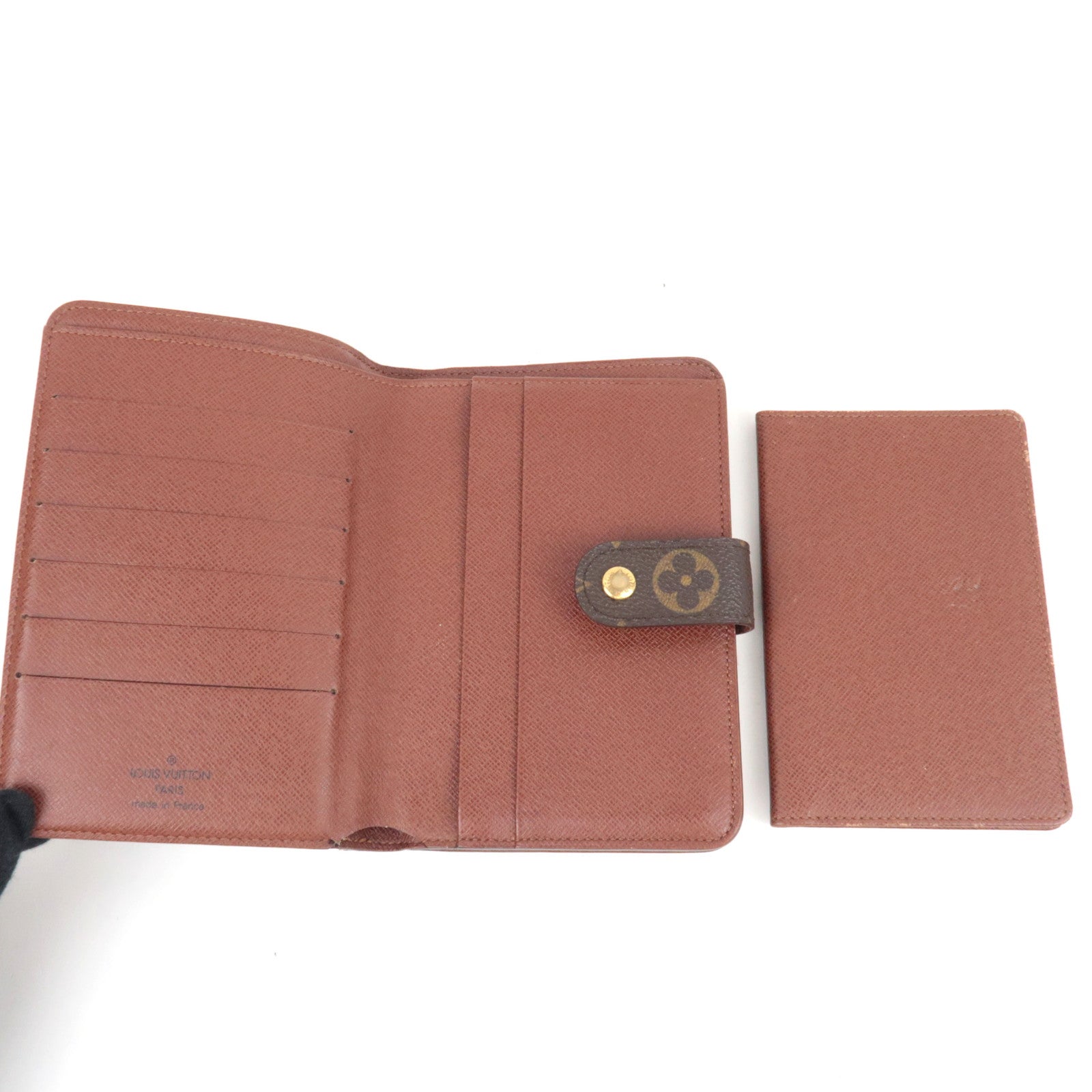 Louis Vuitton Monogram Porte Papier Zip Bifold Wallet M61207 SP0071 *Pass case