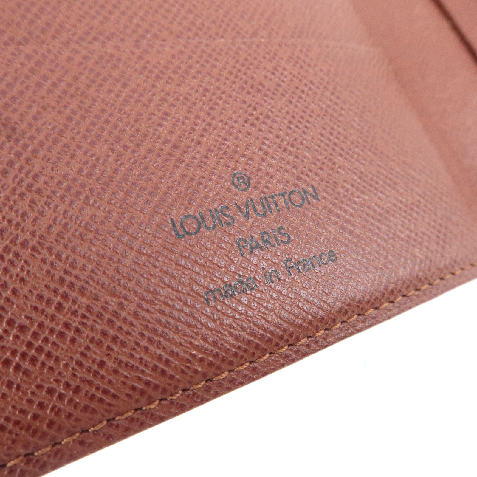 Louis Vuitton Monogram Porte Papier Zip Bifold Wallet M61207 SP0071 *Pass case