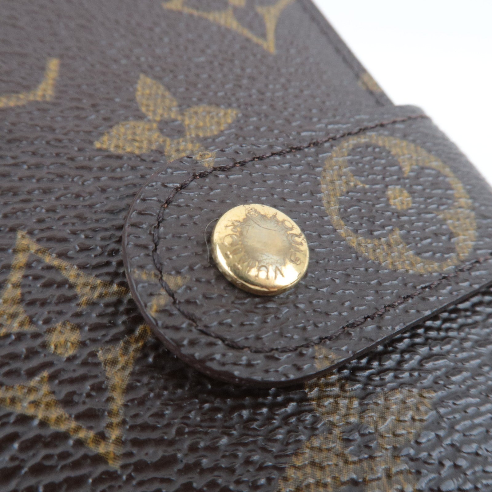 Louis Vuitton Monogram Porte Papier Zip Bifold Wallet M61207 SP0071 *Pass case