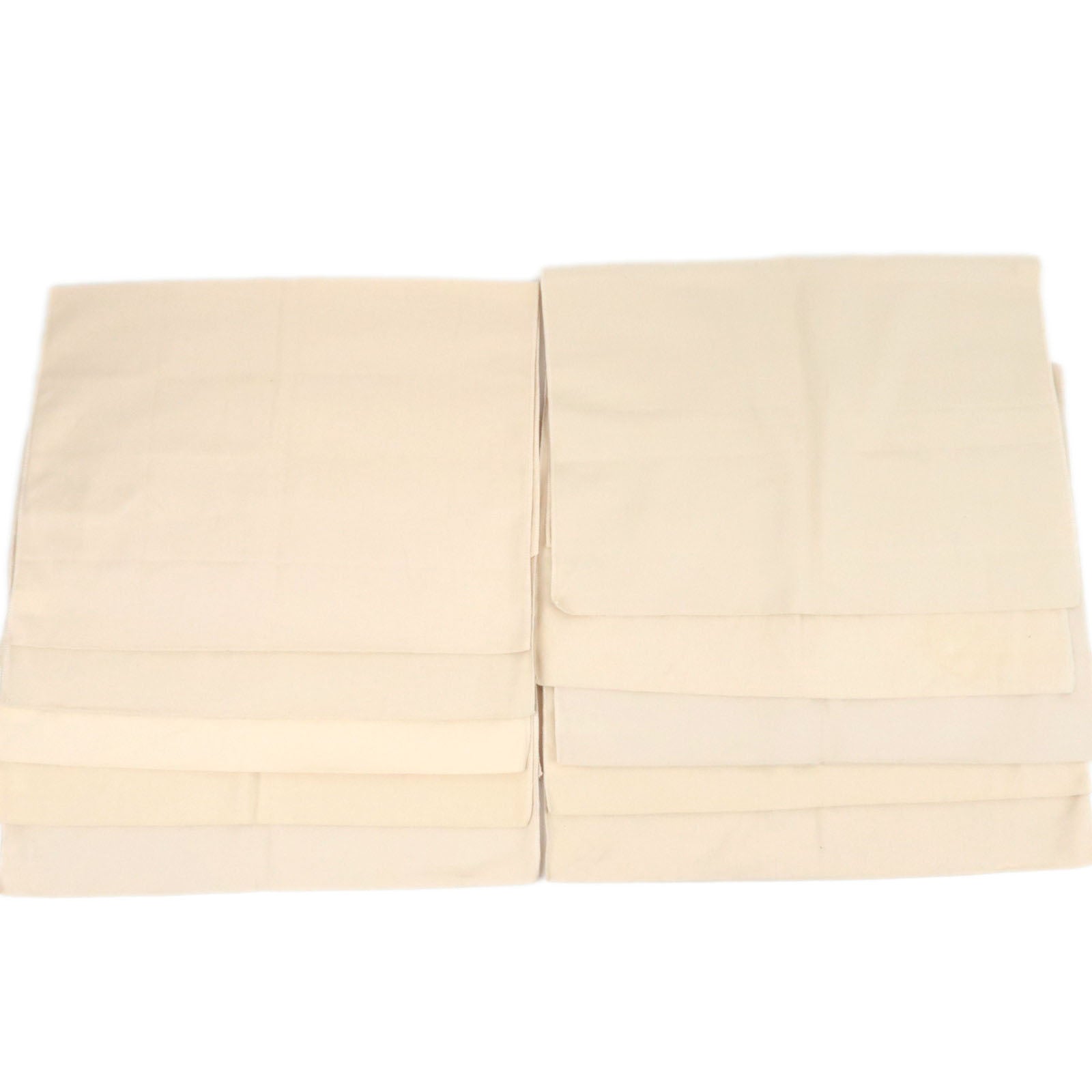 Louis Vuitton Set of 10 Cotton Dust Bags Beige