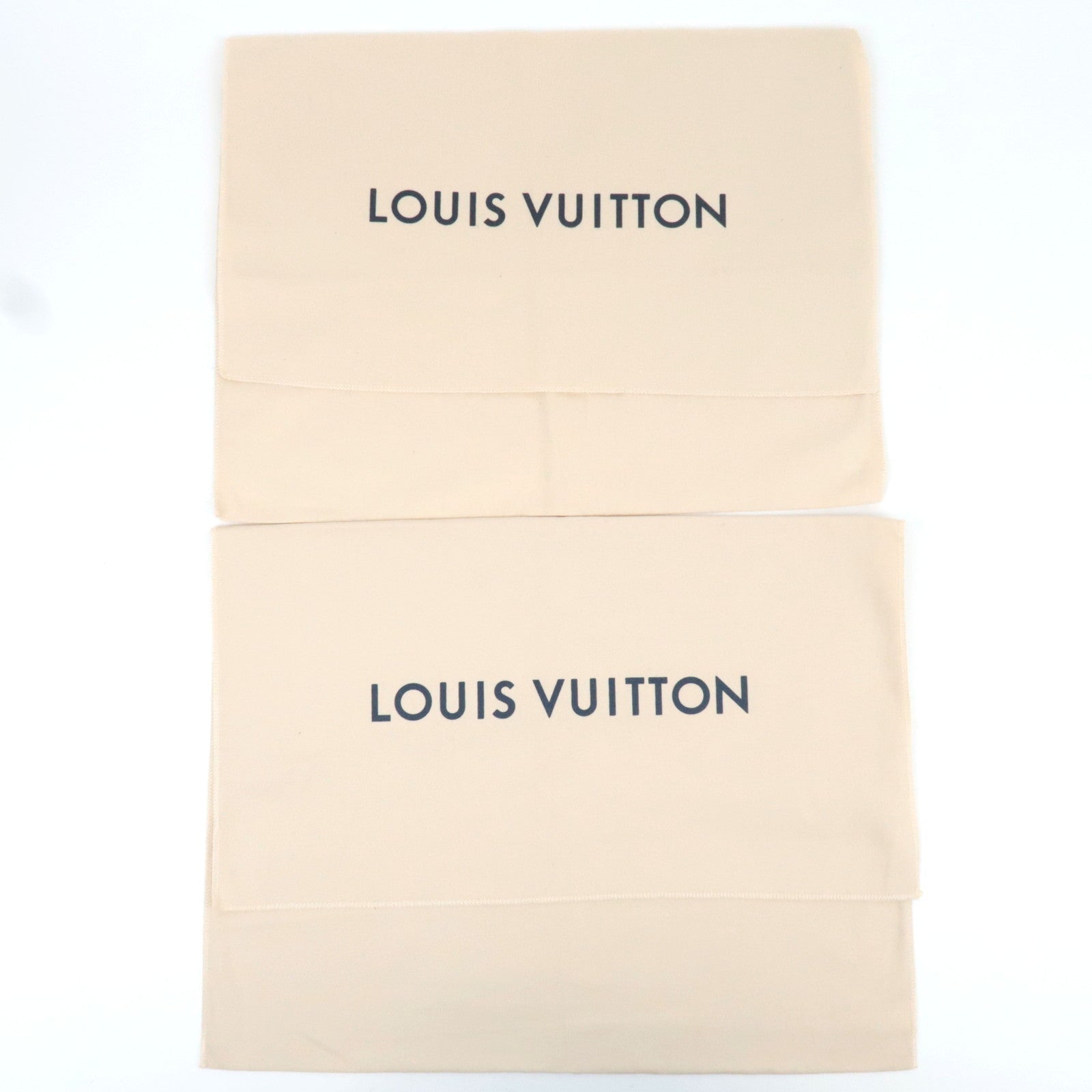 Louis Vuitton Set of 10 Dust Bag New Model Cotton Beige