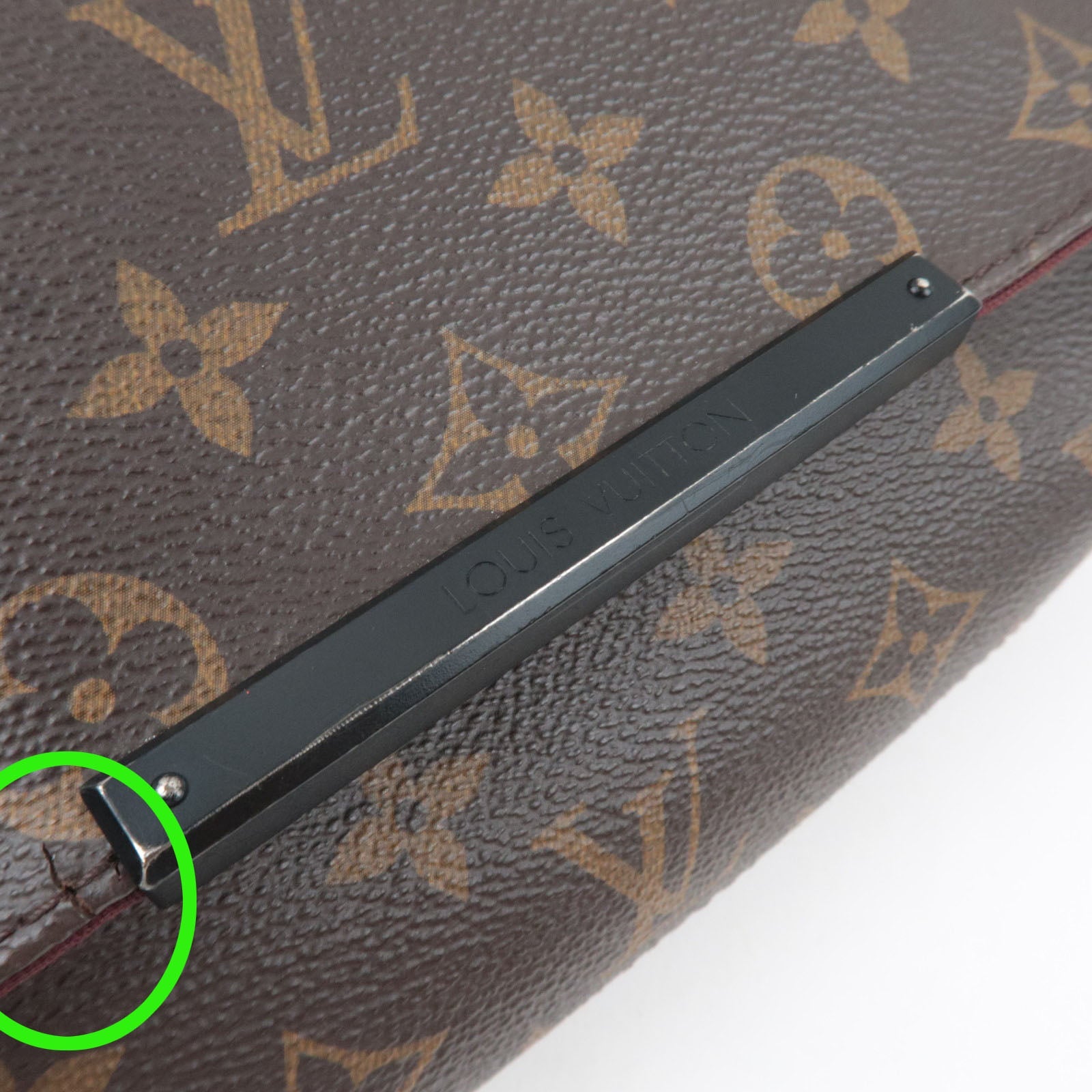 Louis Vuitton Monogram Macassar District PM Shoulder Bag M40935 CA3186