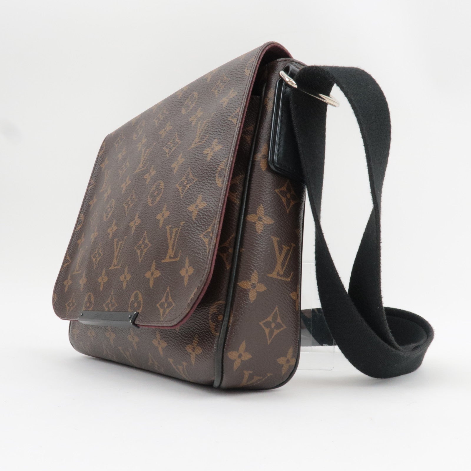 Louis Vuitton Monogram Macassar District PM Shoulder Bag M40935 CA3186
