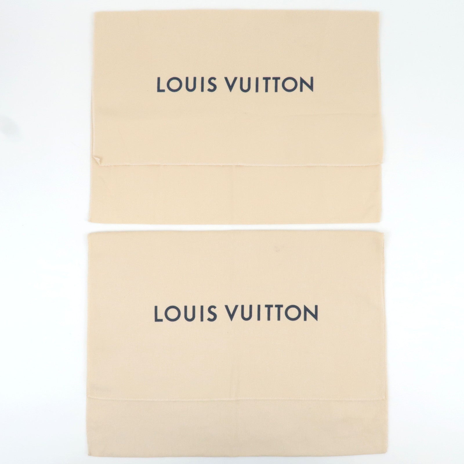 Louis Vuitton Set of 10 Dust Bag New Model Cotton Beige
