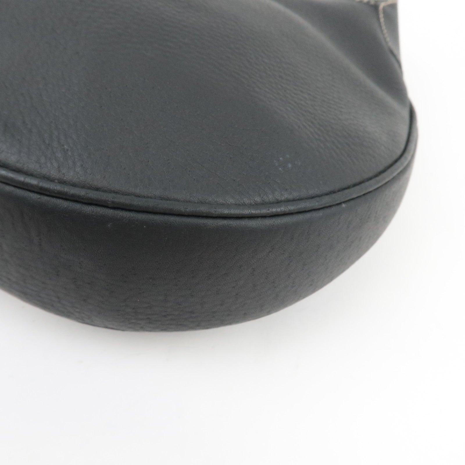 Ferragamo Gancini One Shoulder Bag Leather Black