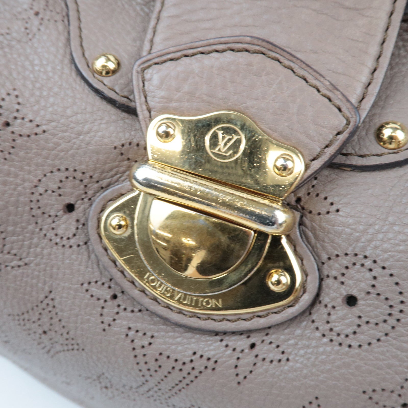 Louis Vuitton Monogram Mahina Solar PM Shoulder Bag Brown M93445