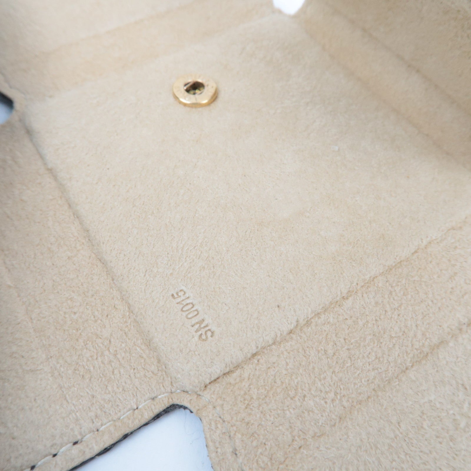 Louis Vuitton Monogram Jewelry Case for Ring SN0015 *Box