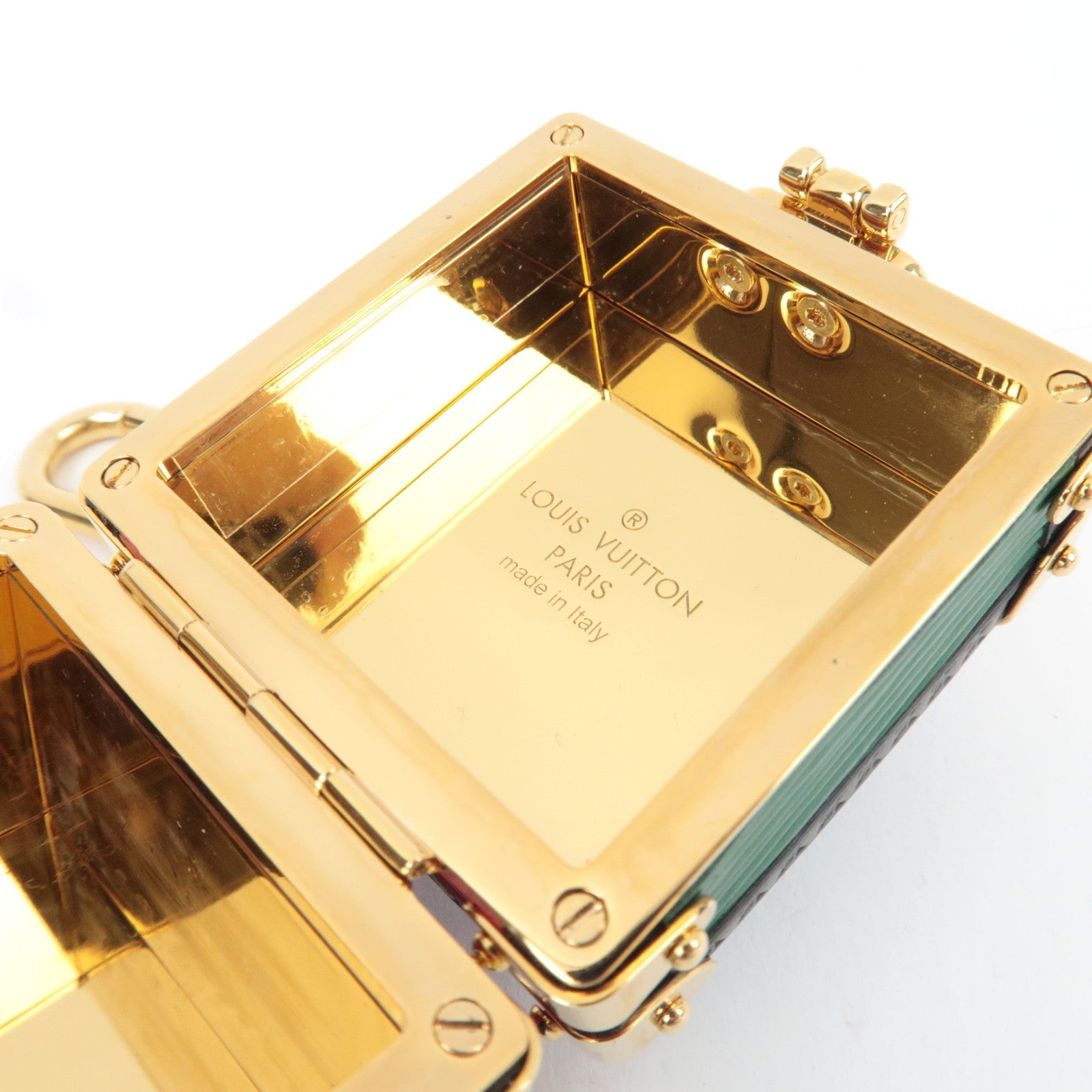 Louis Vuitton Epi Porte Cles Tresor Trunk Bag Charm Multicolor M69009 CX1129