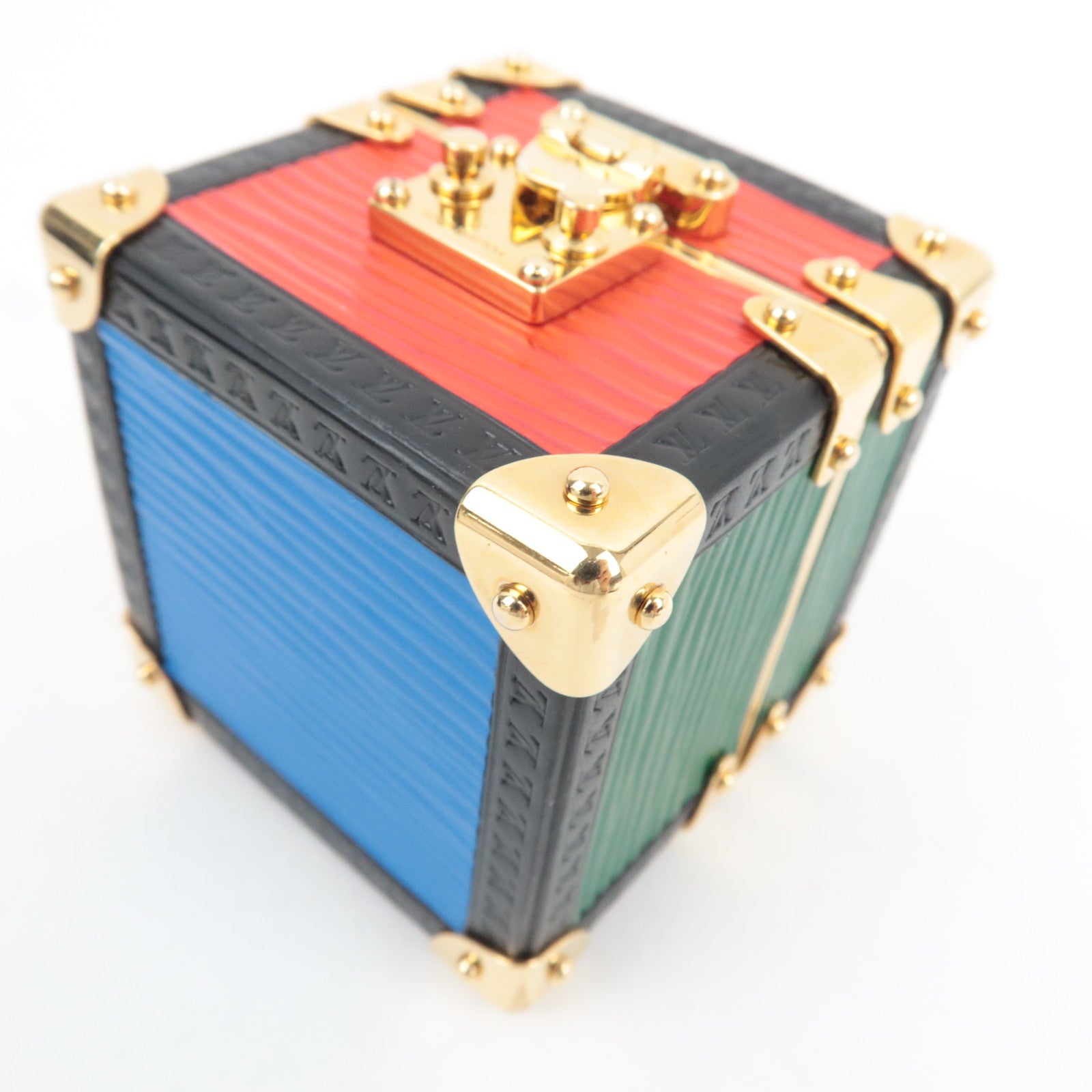 Louis Vuitton Epi Porte Cles Tresor Trunk Bag Charm Multicolor M69009 CX1129