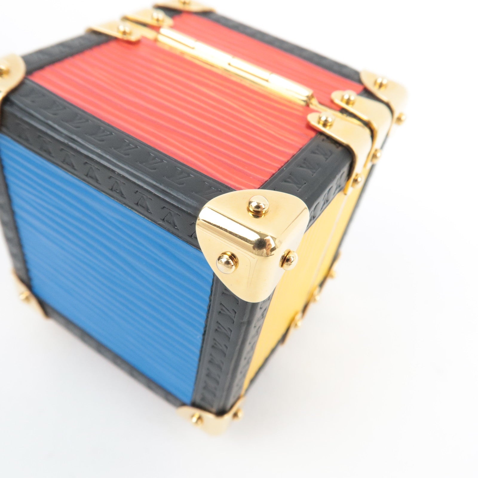 Louis Vuitton Epi Porte Cles Tresor Trunk Bag Charm Multicolor M69009 CX1129