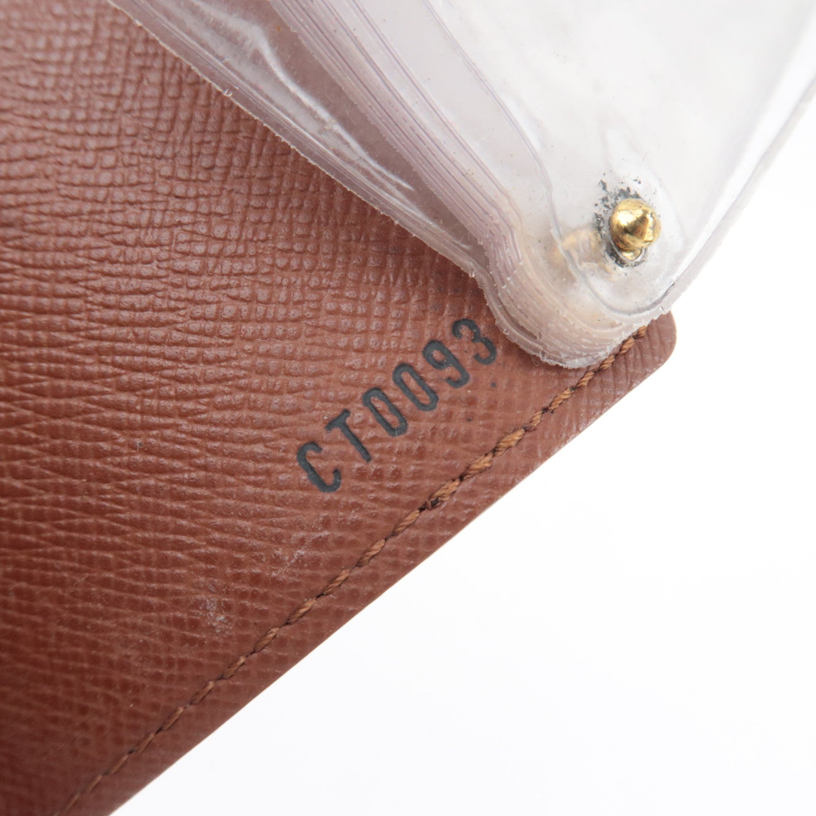 Louis Vuitton Monogram Porte Carte Credit Pression Card Case M60937 CT0093