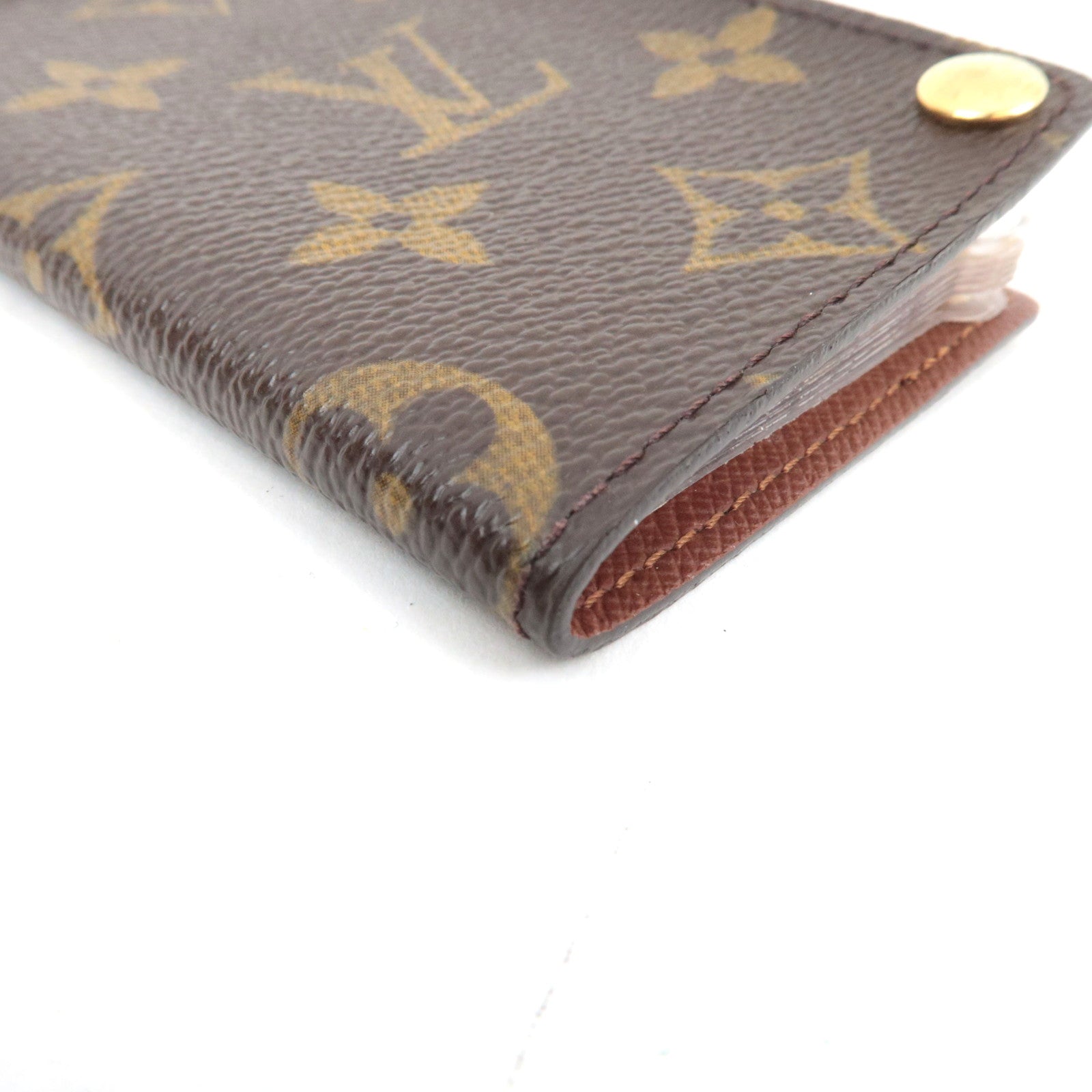 Louis Vuitton Monogram Porte Carte Credit Pression Card Case M60937 CT0093