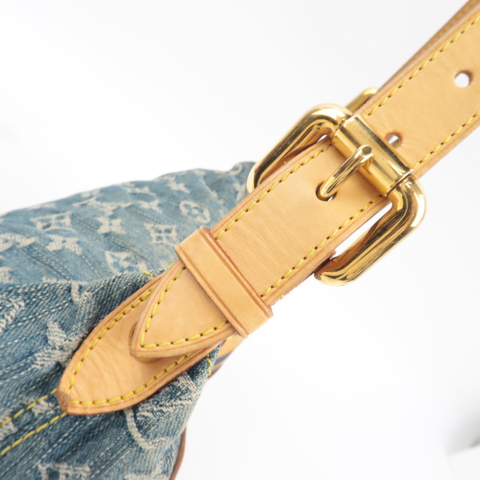 Louis Vuitton Monogram Denim Baggy PM Shoulder Bag M95049 AS0086 *Dust bag, Short Strap