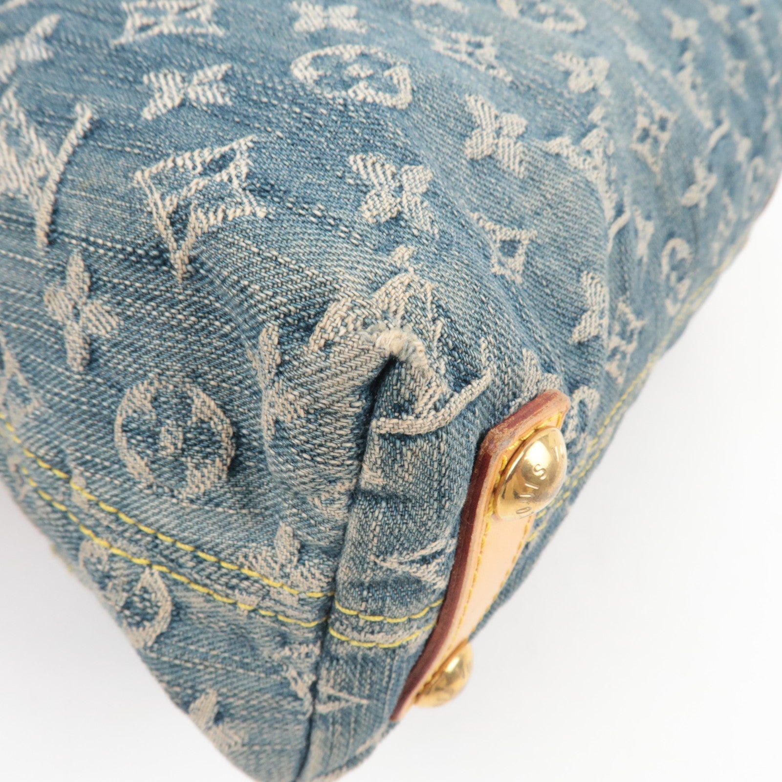 Louis Vuitton Monogram Denim Baggy PM Shoulder Bag M95049 AS0086 *Dust bag, Short Strap