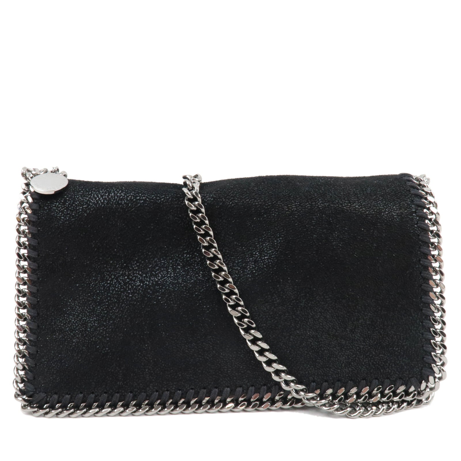 Stella McCartney Falabella Small Chain Shoulder Bag Vegan Leather Black *Dust bag81595