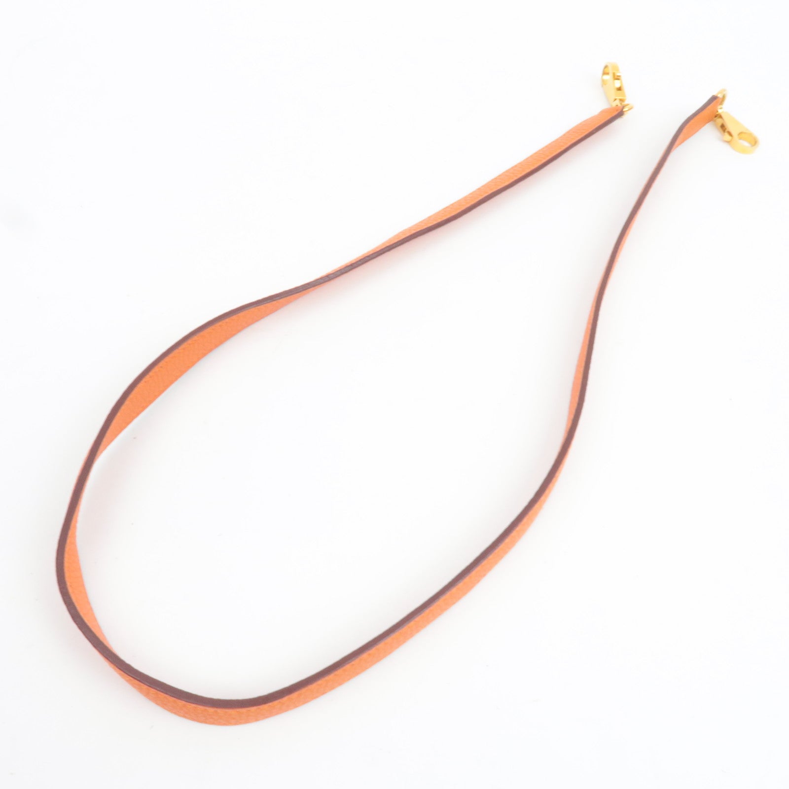 HERMES Kelly 32 Handbag H Stamp (2004) Taurillon Clemence Orange Gold HDW *Box, Dust bag, Strap, Key Lock, Clochette, Rain cover