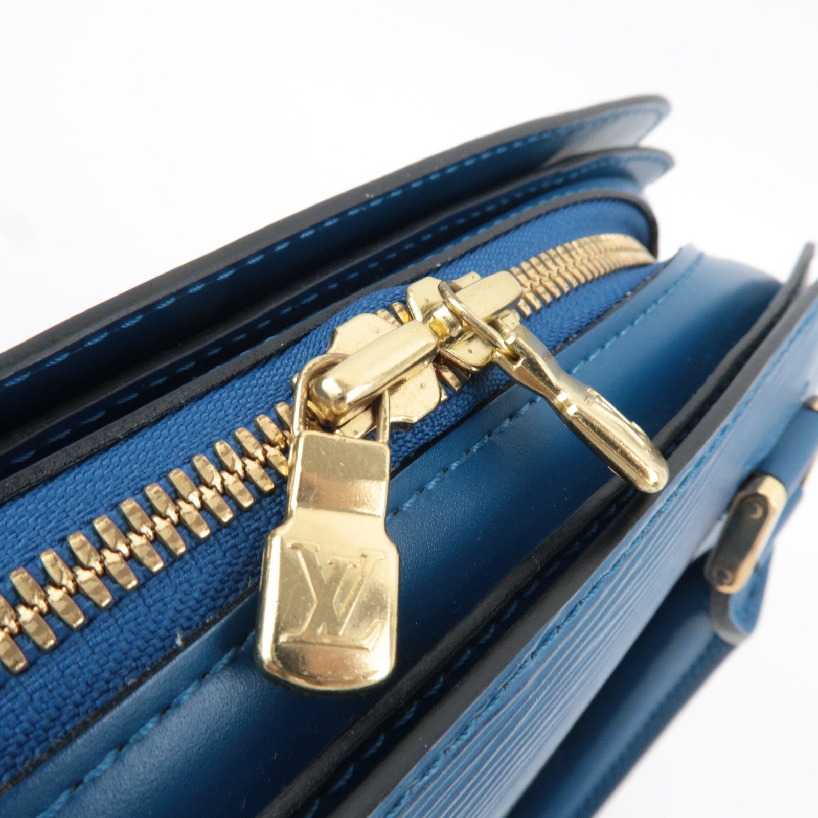 Louis Vuitton Epi Pont Neuf Handbag Toledo Blue M52055 MI0928