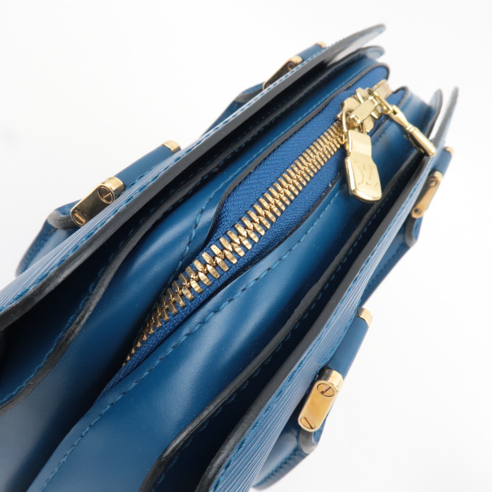 Louis Vuitton Epi Pont Neuf Handbag Toledo Blue M52055 MI0928