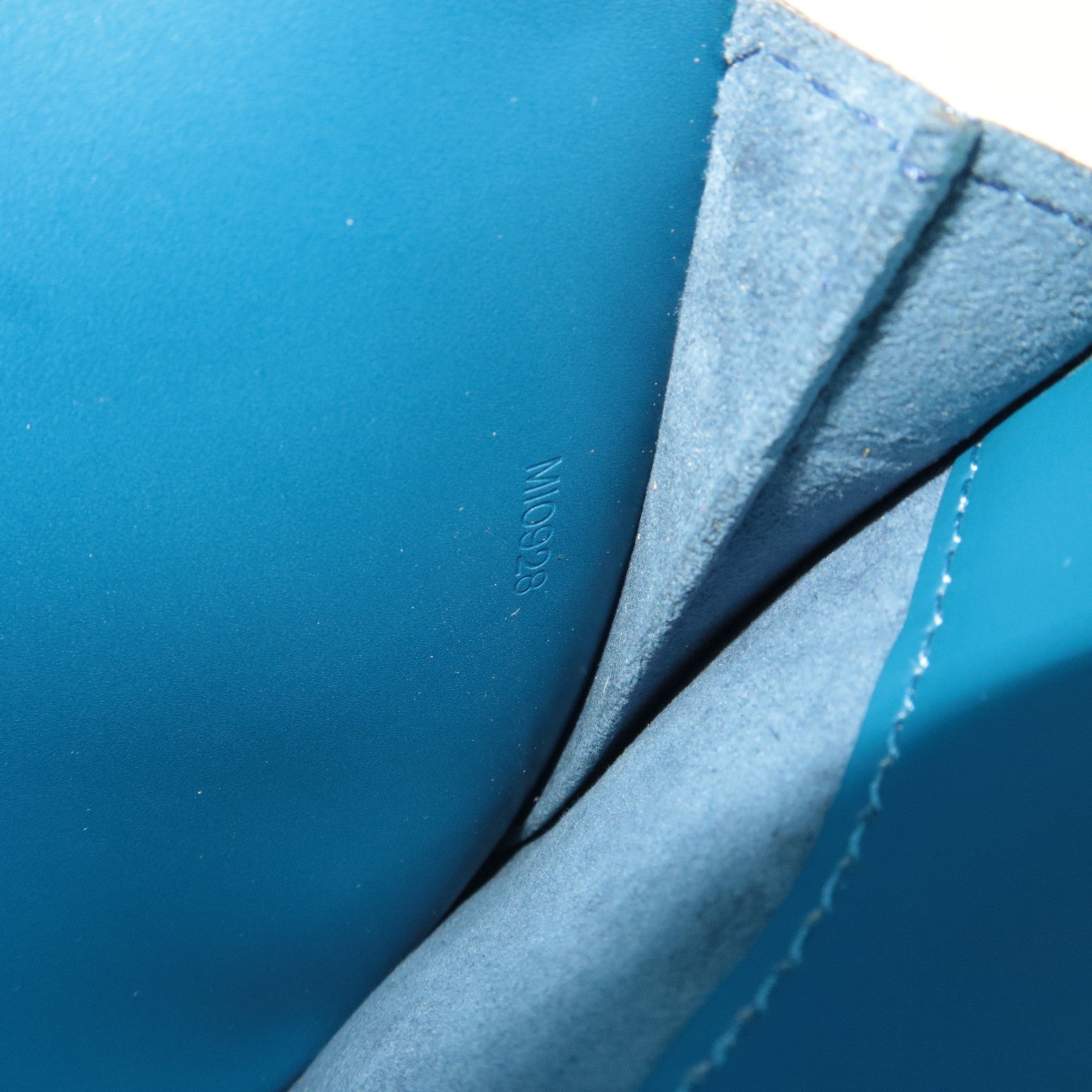 Louis Vuitton Epi Pont Neuf Handbag Toledo Blue M52055 MI0928