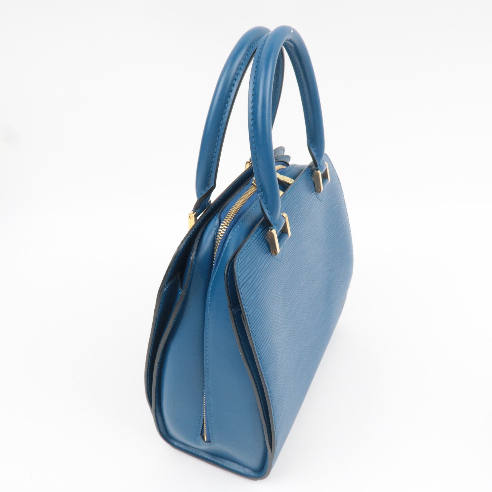 Louis Vuitton Epi Pont Neuf Handbag Toledo Blue M52055 MI0928