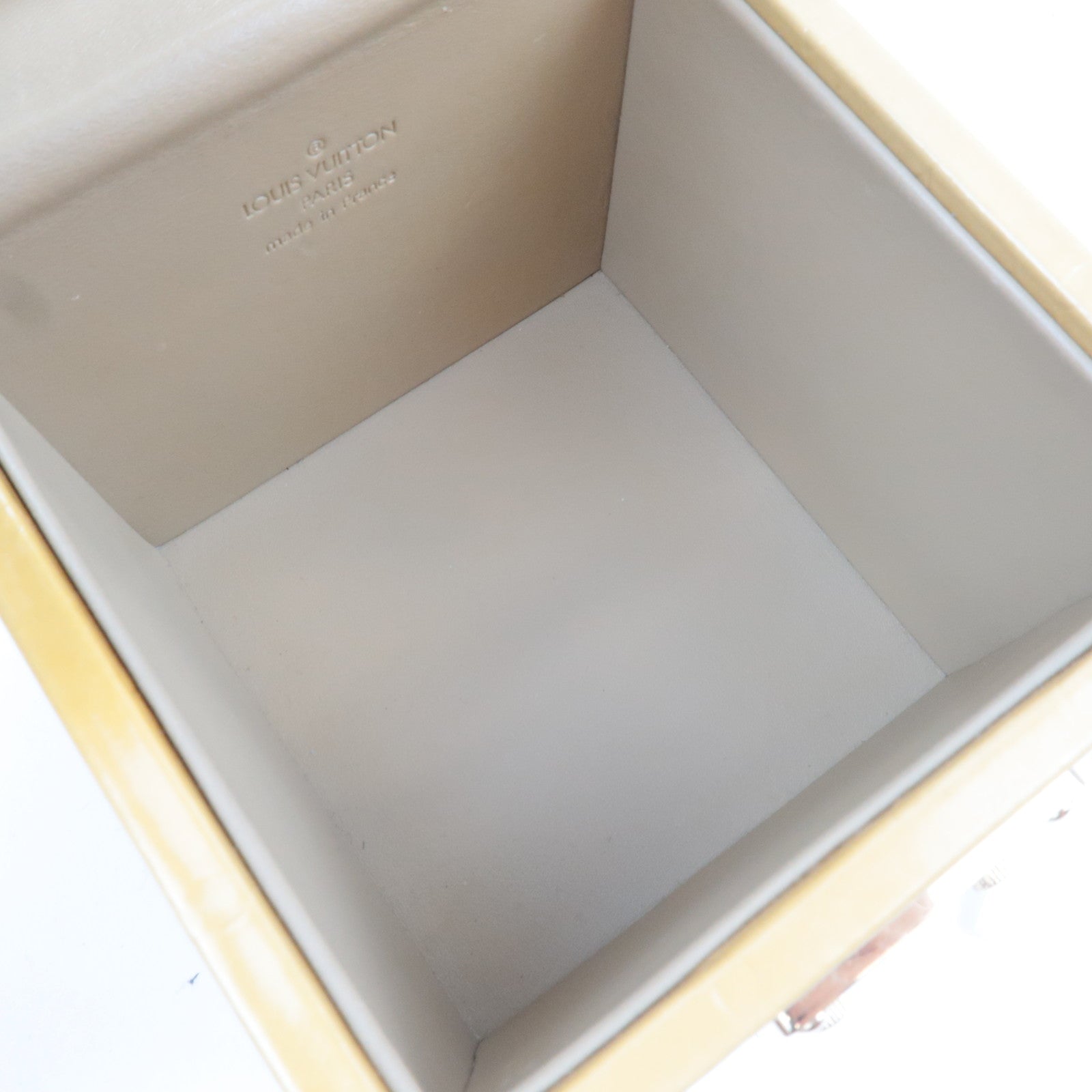 Louis Vuitton Monogram Vernis Bleecker Vanity Bag Beige M91002 AS0919