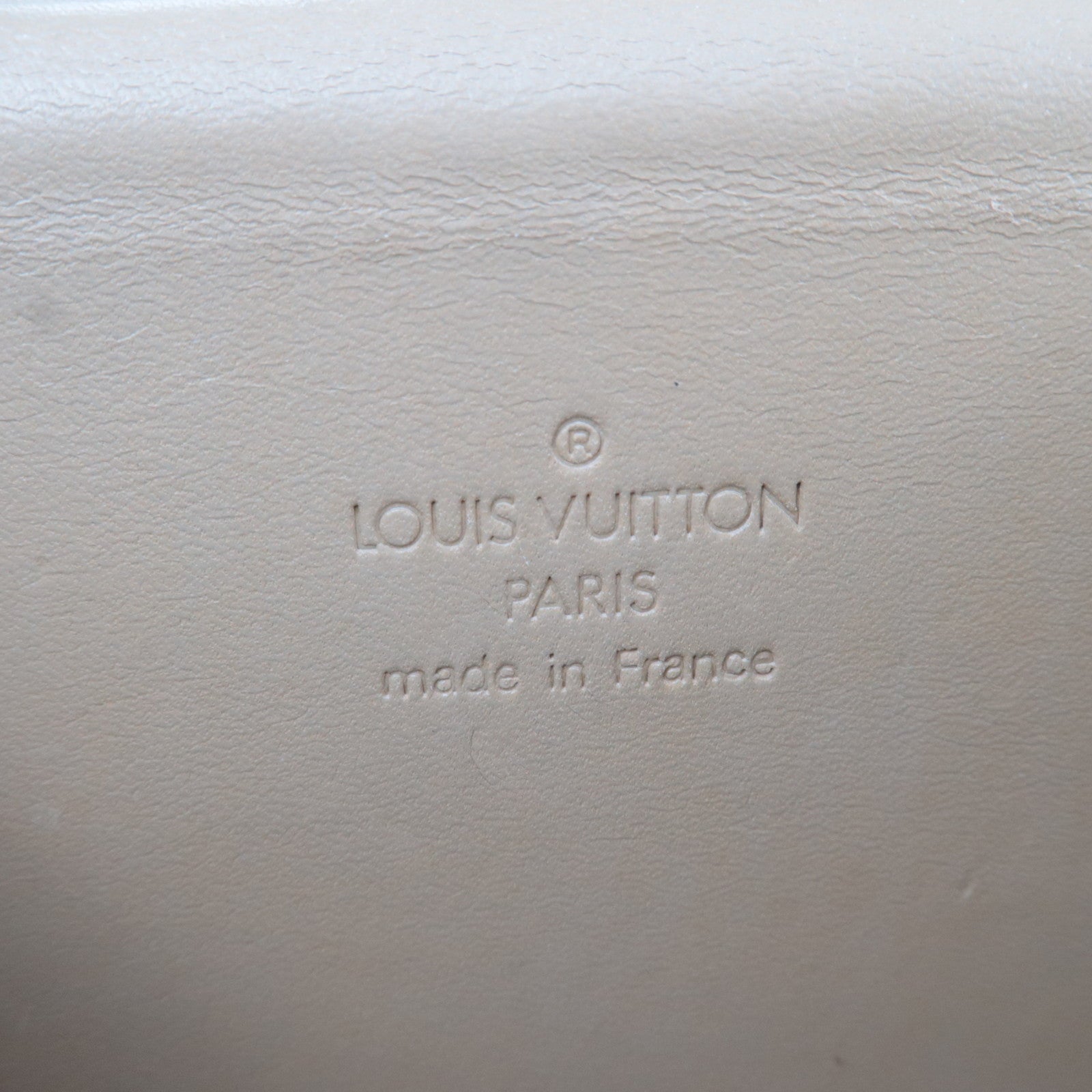 Louis Vuitton Monogram Vernis Bleecker Vanity Bag Beige M91002 AS0919