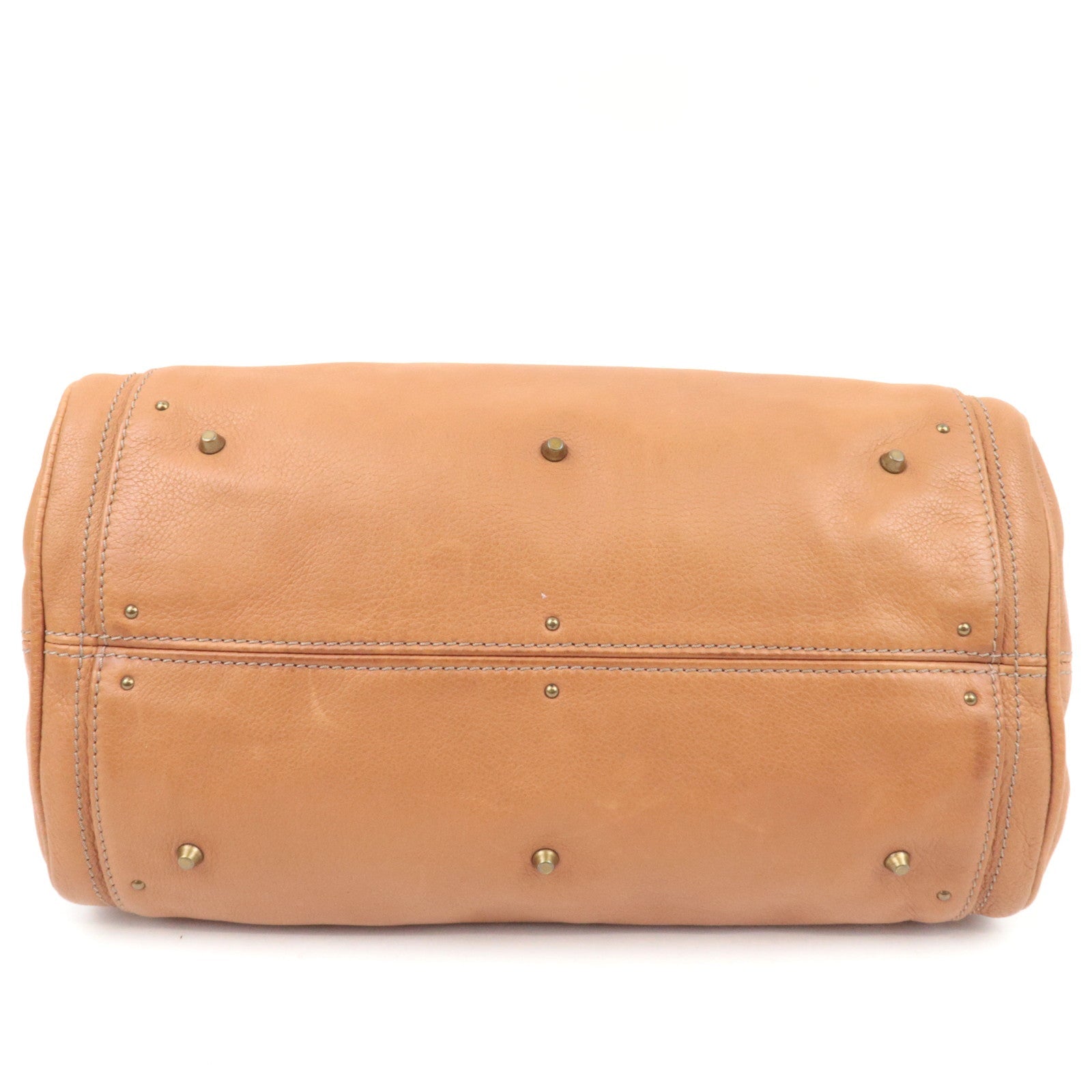 Chloe Paddington Handbag Leather Light Brown *Key Lock